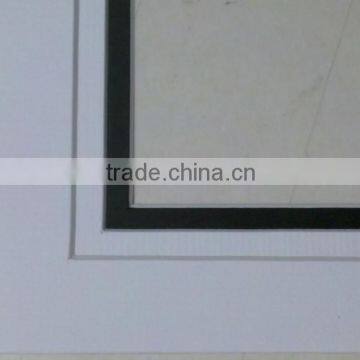 Three Layer White Core Mat Board for Frames, Custom Design Frame Mount, Cream Core and White Core photo-2