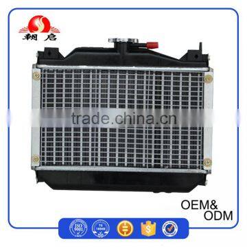 Radiator Factory Wholesale 2 Rows Round Tube Motor Tricycle Aluminum Radiator