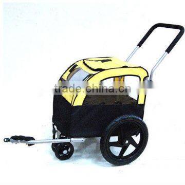Pet bicycle trailer stroller