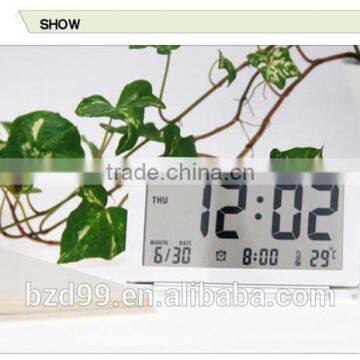 Multi-functional LCD Display Portable Folding Travel Alarm Clock Pocket Flip Clock / Electronic Items Manufacturer OEM/ODM photo-4