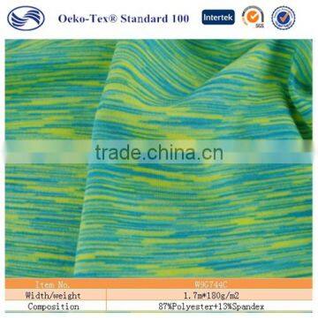 polyester spandex lycra fabric price for fashion clothing