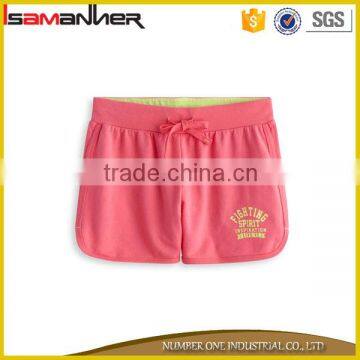 Custom comfort children shorts elastic waistband quick dri fit shorts cotton