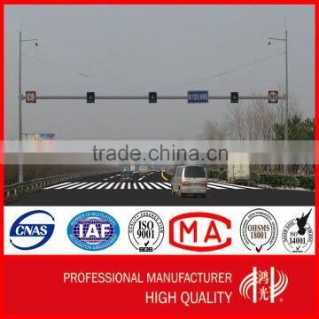 Galvanized and Powder PoatedTraffic Signal Light Pole