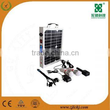 mini home solar system with mobile charger 10w