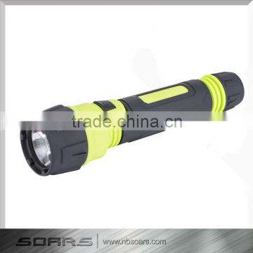 2*AA rubber waterproof flashlight LED torch