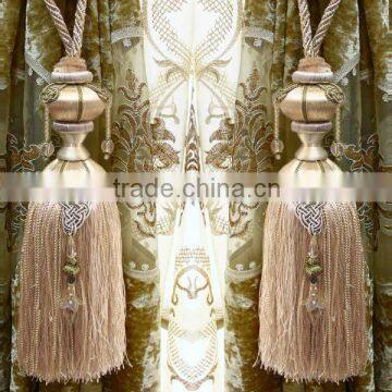curtain accessories bind belt tied rope hanging ornaments hanging ball European style tassel -12