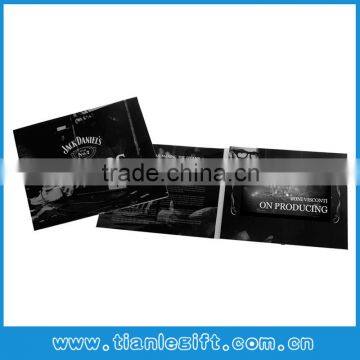 Hand Made Video greeting card and TFT Lcd screen Video in Print - TV in a Card