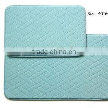 Classical Design Bath Mat Changes Color , Cotton Bath Mat photo-3