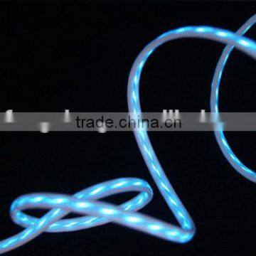 Mobile Phone Data Cable LED Light USB Cable For Android Smartphone