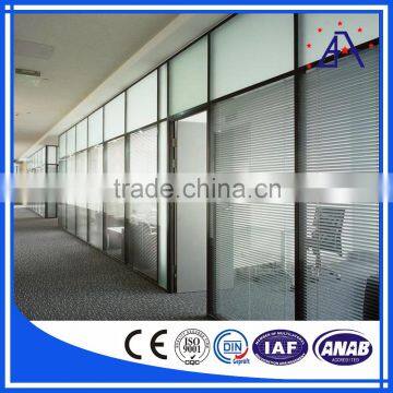 Brilliance High Quality Aluminium Frame Wall Glass Partition