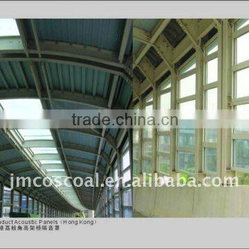 Highway aluminium noise barrier