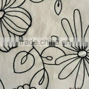 embroidered fabric for curtain home furniture coverings