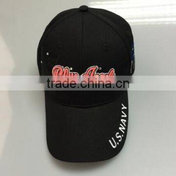 Made in china Common Fabric Feature and Striped Style cowboy baseball caps