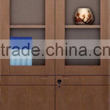 Simple modern wooden library wall bookcase