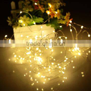 10m Copper String 100 LEDs String Lamp Decoration Lighting for Christmas Party Wedding