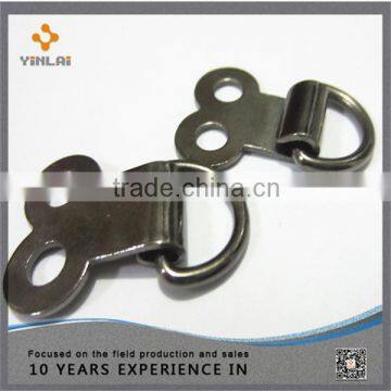 Metal double holes hook for shoes