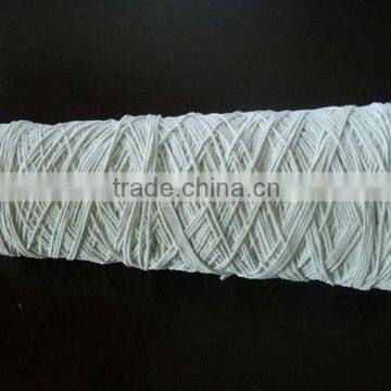 37#polyester drawn texture yarn coated rubber thread