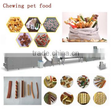 Chewing pet dog food production,pet dog bite glue production line