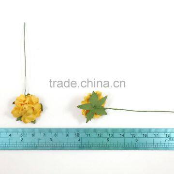 Mixed Yellow, Small Handmade Mulberry Paper Flower, Wedding Party, Scrap-booking Crafts, Wholesale photo-3