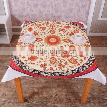 Round Table Overlay/round Table Cloths Cotton/round Tablecloth 120 photo-3