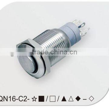 Ring illuminated push button switch