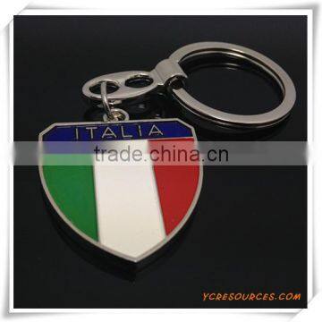 Hot Sell Promotional Fashion Custom Metal Italian Keychain(PG03007)