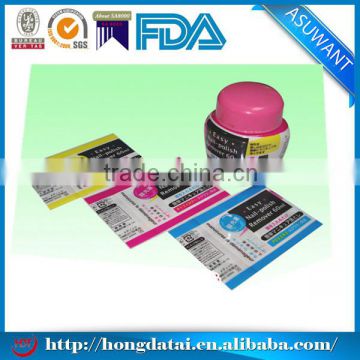 PVC/PET Label & Tag shrink sleeve for plastic bottles and cosmetics packaging