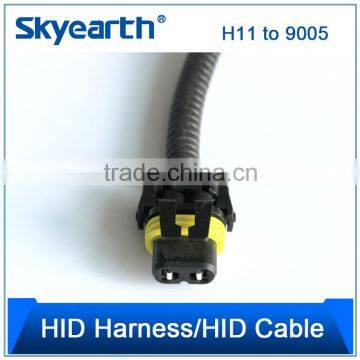 H1 H3 H7 H11 9005 9006 HB3 HB4 880 Single Beam HID Conversion Kit Relay Wire Harness photo-4