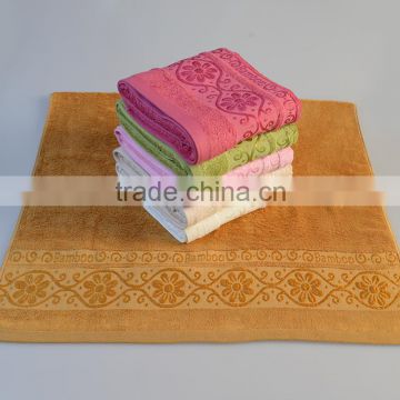 Wholesale manufacturer China factory antibacterial Bamboo bath Towel