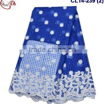 CL14-239 Fashion Fantastic Adorable Lovely Dot Pattern Charming Romantic Design Net Lace Fabric Material for Dating in 2016 photo-2