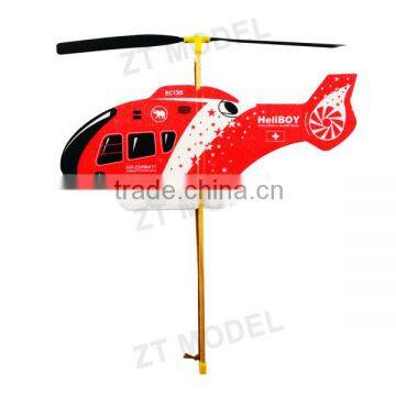 HeliBoy Eurocopter EC135 Rubber Powered Helicopter