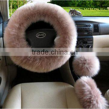 New Lavida Sagitar Bora Jetta Santana POLO Winter Plush Car Steering Wheel ,Matching Steering Wheel Diameter is 38cm photo-2
