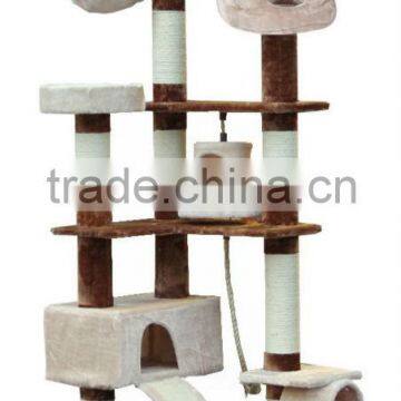 SCF6053 Cat Furniture, Cat Tree, Cat Scrather with Sisal Post