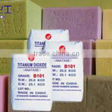 best price tio2 for soap / anatase titanium dioxide B101 factory