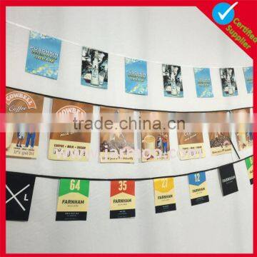 hot selling shape customized string of pennants