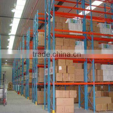 Pallet rack selective racking