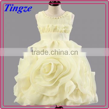 Wholesale boutique girls flowers ball gown dress alibaba wedding dress TR-WS10