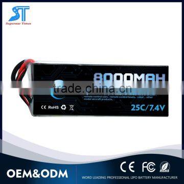 2cell to 6 Cell 8000mah 16000mah 22000mah rc LIPO Battery 7.4V 25c Car Plane Helicopter Boat