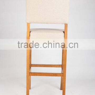Wood Frame Line Fabric Hot-selling Bar Chair photo-4
