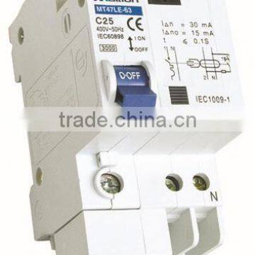 DZ47L(C45L) elcb earth leakage circuit breaker