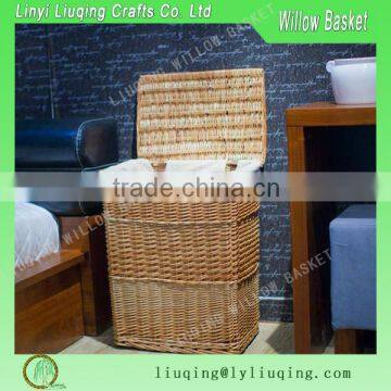 Durable wicker basket for hotel washing clothes