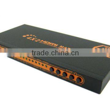 HDMI switch 4x2 2014 new model 3D 4k 2k Matrix switcher