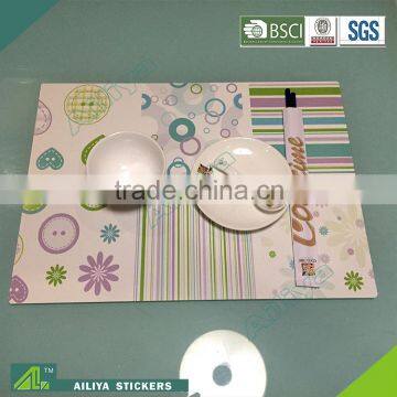 cartoon laser 3D eco-friendly OEM factory customized placemats uk