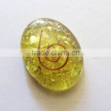 Orgone Yellow Energy Oval | Orgone Manufacurer Khambhat