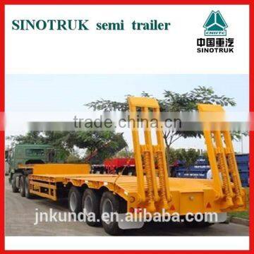 3 Axles Low Bed Semi Trailer photo-2