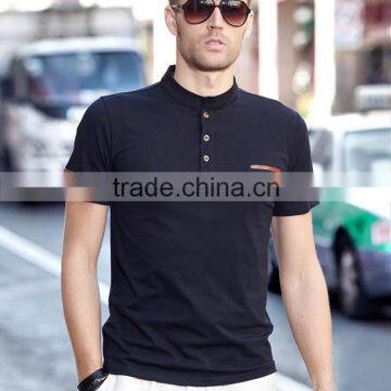 New design men plain cotton white t shirt with low prices made in China