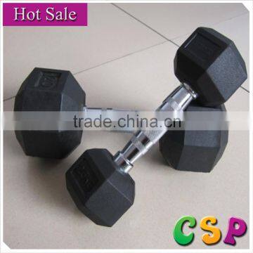 whole sale Commercial dumbbells hex head/fixed gym equipment for male use various color