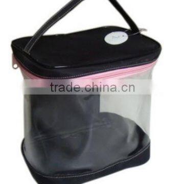 PVC plastic travel makeup box pvc cosmetic bag