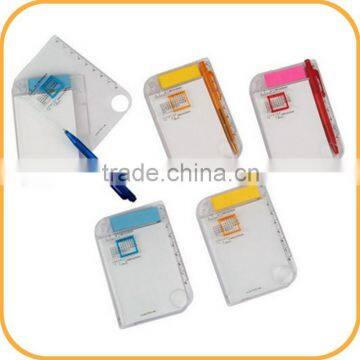 2011 hot style notebooks with plastic cover with pen and calendar