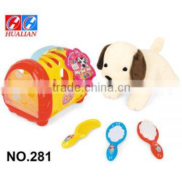 2016 new baby toys pet plastic carriers set kids toys eduation